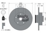 Bendix Braking BDS1061 Disco Freno Oe 4020600QAC Compatibile Con Primastar, Vivaro, Trafic