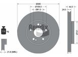 Bendix Braking BDS1241 Disco Freno Oe 7700802231 Compatibile Con Espace, Kangoo, Laguna, Megane, Safrane, Scenic