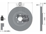 Bendix Braking BDS1516HC Disco Freno Oe 4M0615601J Compatibile Con A6 4A, A7 4K, A8 4N, E-Tron, Q7, Q8, Touareg