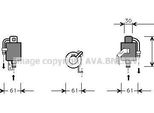 Ava MSD073 Essiccatore, Climatizzatore Oe 1688300458 Compatibile Con Classe A