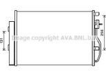 Ava CTA5048D Condensatore, Climatizzatore Oe 95026324 Compatibile Con Aveo, Trax, Mokka