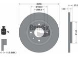 Bendix Braking BDS1014 Disco Freno Oe 1608691680 Compatibile Con Berlingo, C-Elysee, C2, C3, C4, 301, Partner