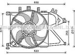 Ava OL7660 Ventola Radiatore Oe Compatibile Con Combo, Corsa C, Tigra