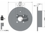 Bendix Braking BDS1396 Disco Freno Oe 1132107700 Compatibile Con Corolla, Matrix, Yaris
