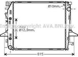 Ava AU2198 Radiatore Motore Oe LR021777 Compatibile Con Discovery, Range Rover