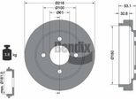 Bendix Braking BDM1061 Tamburo Del Freno Oe 432065F011 Compatibile Con Micra