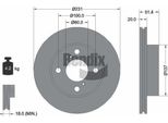 Bendix Braking BDS1748 Disco Freno Oe 402064A00G Compatibile Con Pixo