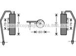 Ava OLD398 Essiccatore, Climatizzatore Oe 71740473 Compatibile Con Croma, Signum, Vectra
