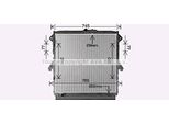 Ava FD2667 Radiatore Motore Oe 2036071 Compatibile Con Ranger