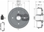 Bendix Braking BDM1066 Tamburo Del Freno Oe 96457238 Compatibile Con Matiz, Spark
