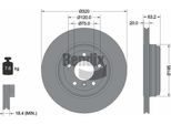 Bendix Braking BDS1145 Disco Freno Oe 34216753215 Compatibile Con Serie 5 E60, Serie 5 E61, Serie 6 E63, Serie 6 E64