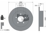 Bendix Braking BDS1884 Disco Freno Oe 04721023 Compatibile Con Voyager