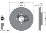 Bendix Braking BDS1004 Disco Freno Oe 6001548578 Compatibile Con Logan, Sandero, Kubistar, Clio, Kangoo, Megane, Thalia, Twingo