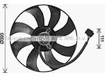 Ava VN7544 Ventola Radiatore Oe 6Q0959455D Compatibile Con Cordoba, Ibiza, Fabia, Roomster, Fox, Polo 9N