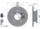 Bendix Braking BDS1129 Disco Freno Oe 1371421 Compatibile Con Transit