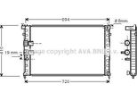 Ava PEA2232 Radiatore Motore Oe 133061 Compatibile Con 406