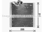 Ava RTV668 Evaporatore, Climatizzatore Oe 7701209856 Compatibile Con Kangoo