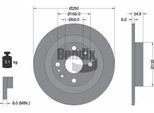 Bendix Braking BDS1854 Disco Freno Oe B53026251A Compatibile Con MX-3, MX-5