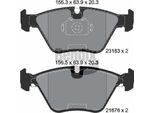 Bendix Braking BPD1232 Set Di Pastiglie Freno, Freno A Disco Oe 2157573 Compatibile Con Serie 3 E46, X3, Z4 E86, Z4 E85