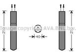 Ava TOD415 Essiccatore, Climatizzatore Oe 5170744AA Compatibile Con 300 C, C1, Aygo