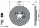 Bendix Braking BDS1052HC Disco Freno Oe 1J0615301 Compatibile Con A1 8X, A3 8L, Cordoba, Ibiza, Leon, Toledo, Fabia, Octavia, Rapid, Roomster, Bora, Golf Iv, New Beetle, Polo 9N, Polo 6R