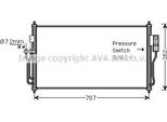 Ava DN5382 Condensatore, Climatizzatore Oe 2765095F0A Compatibile Con Almera