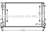 Ava FT2390 Radiatore Motore Oe 51819061 Compatibile Con 500, 500C