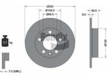 Bendix Braking BDS1009 Disco Freno Oe 1J0615601 Compatibile Con A1 8X, A1 Gb, A2, A3 8L, Tt, Arona, Cordoba, Ibiza, Leon, Toledo, Fabia, Kamiq, Octavia, Rapid, Roomster, Scala, Bora, Golf Iv, New Beetle, Polo 9N, Polo 6R, Polo Ae, T-Cross
