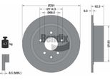 Bendix Braking BDS1195 Disco Freno Oe 43206015VA Compatibile Con Juke, Maxima, NV200, Pulsar, Qashqai, Teana Ii