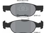 Bendix Braking BPD1167 Set Di Pastiglie Freno, Freno A Disco Oe 71752981 Compatibile Con Punto, Lanc Y, Maz Y