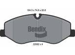 Bendix Braking BPD1306 Set Di Pastiglie Freno, Freno A Disco Oe 4474200020 Compatibile Con Marco Polo, Classe V, Vito