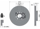 Bendix Braking BDS1013HC Disco Freno Oe 1K0615301AA Compatibile Con A1 8X, A3 8P, A3 8V, A3 8Y, Q2, Q3, Tt, Formentor, Leon, Alhambra, Altea, Altea Xl, Ateca, Tarraco, Karoq, Kodiaq, Octavia, Superb, Yeti, Arteon, Beetle, Caddy, Cc, Eos, Golf Alltrack, Golf Plus, Golf Sportsvan, Golf V, Golf Vii, Golf Vi, Golf Viii, Jetta, Passat Alltrack, Passat 3C, Passat 3B, Passat 3BG, Passat Cc, Scirocco, Sha