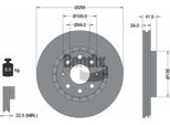 Bendix Braking BDS1629 Disco Freno Oe 96471275 Compatibile Con Aveo
