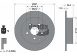 Bendix Braking BDS1747 Disco Freno Oe 424310F020 Compatibile Con Verso