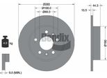 Bendix Braking BDS2077 Disco Freno Oe 7700800003 Compatibile Con Laguna, Safrane