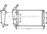 Ava LC2081 Radiatore Motore Oe 46763322 Compatibile Con Lanc Y, Maz Y