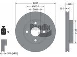Bendix Braking BDS1937 Disco Freno Oe F1CZ1125A Compatibile Con Demio