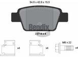 Bendix Braking BPD1120 Set Pastiglie Freno, Freno A Disco Oe 71769094 Compatibile Con Mito, Bravo, Linea, Multipla, Stilo, Delta