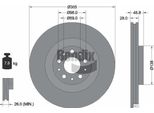 Bendix Braking BDS1174 Disco Freno Oe 09A44440 Compatibile Con 500L, Doblo, Combo