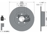 Bendix Braking BDS1178 Disco Freno Oe 1683383 Compatibile Con C-Max, Kuga, Tourneo, Transit