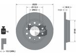 Bendix Braking BDS1267 Disco Freno Oe 8E0615301AA Compatibile Con A4 8E, A4 8H, Exeo