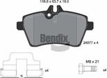 Bendix Braking BPD1230 Set Di Pastiglie Freno, Freno A Disco Oe 1694200220 Compatibile Con Classe A