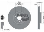 Bendix Braking BDS1567HC Disco Freno Oe 31423305 Compatibile Con XC60