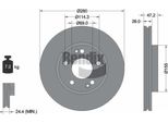 Bendix Braking BDS1206HC Disco Freno Oe 517122E300 Compatibile Con I30, Sonata, Ceed, Cerato, Proceed, Soul