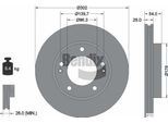 Bendix Braking BDS1713 Disco Freno Oe 517123E000 Compatibile Con Sorento