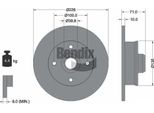 Bendix Braking BDS1399 Disco Freno Oe 191501639A Compatibile Con Cordoba, Ibiza, Toledo, Corrado, Golf Iii, Golf Iv, Passat 35I, Polo 6N, Polo 6V, Vento