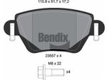 Bendix Braking BPD1371 Set Di Pastiglie Freno, Freno A Disco Oe 1121892 Compatibile Con Mondeo, X-Type