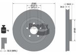 Bendix Braking BDS1946HC Disco Freno Oe 5181513AB Compatibile Con Cherokee