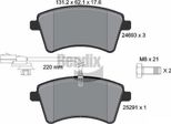 Bendix Braking BPD1382 Set Di Pastiglie Freno, Freno A Disco Oe 4106000Q2J Compatibile Con NV250, Kangoo