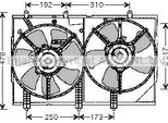 Ava MT7523 Ventola Radiatore Oe MR312899 Compatibile Con Outlander